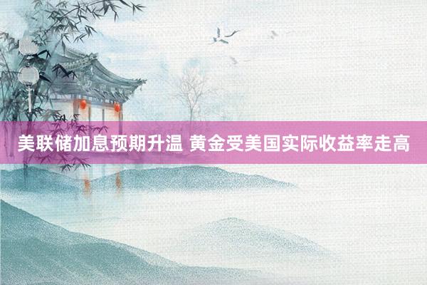 美联储加息预期升温 黄金受美国实际收益率走高