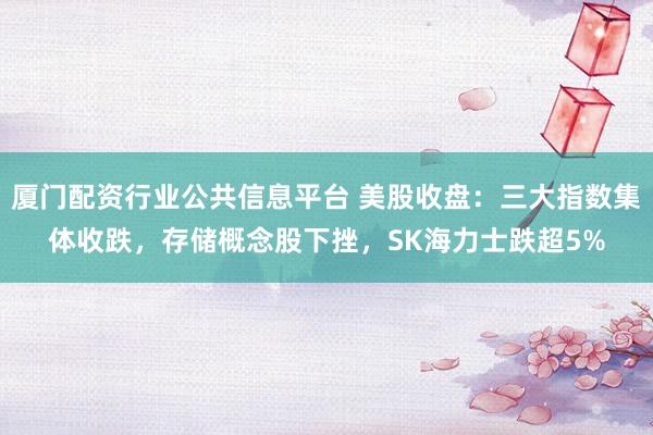 厦门配资行业公共信息平台 美股收盘：三大指数集体收跌，存储概念股下挫，SK海力士跌超5%