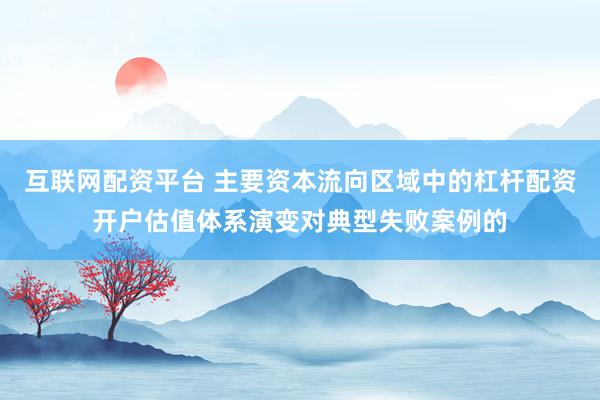 互联网配资平台 主要资本流向区域中的杠杆配资开户估值体系演变对典型失败案例的