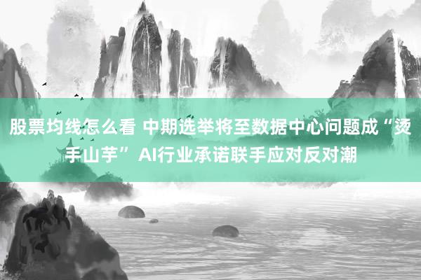股票均线怎么看 中期选举将至数据中心问题成“烫手山芋” AI行业承诺联手应对反对潮